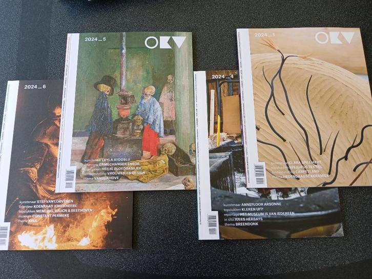 OKV. Tijdschrift Openbaar Kunstbezit Vlaanderen. losse nrs, Boeken, Kunst en Cultuur | Beeldend, Zo goed als nieuw, Ophalen of Verzenden