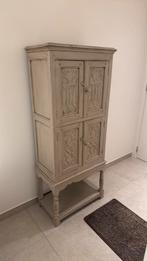 Eiken gepatineerd kastje, Huis en Inrichting, Kasten | Buffetkasten, Ophalen, Zo goed als nieuw