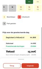 Ticket/korting Bobbejaanland voor 15 euro (datum naar keuze)