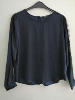 mooie donkerblauwe bloes mBym maat M, Kleding | Dames, Blouses en Tunieken, Maat 38/40 (M), Blauw, MBym, Ophalen of Verzenden