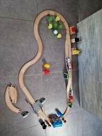 Houten treinspoor, Kinderen en Baby's, Speelgoed | Houten speelgoed, Ophalen, Zo goed als nieuw
