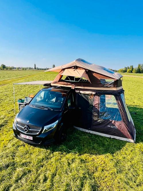 TE HUUR V-Klasse met daktent incl alle kampeerbenodigdheden, Caravans en Kamperen, Verhuur