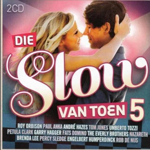 1555 - DIE SLOWS VAN TOEN 5 - 2CD - NIEUW, Cd's en Dvd's, Cd's | Verzamelalbums, Nieuw in verpakking, Dance, Verzenden