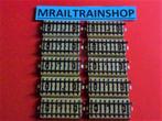 5129 MARKLIN HO - 10 x RECHTE RAILS 7 CM, Wisselstroom, Gebruikt, Rails, Ophalen of Verzenden