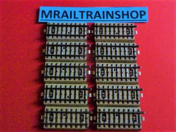 5129 MARKLIN HO - 10 x RAILS DROITS 7 CM, Analogique, Enlèvement ou Envoi, Courant alternatif, Rails