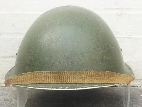 Casque "tortue" MK V de 1952 anglo-canadien matriculé, Verzamelen, Militaria | Algemeen, Landmacht, Helm of Baret, Verzenden