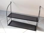 Vintage metalen wandplank, Huis en Inrichting, Ophalen of Verzenden, Gebruikt