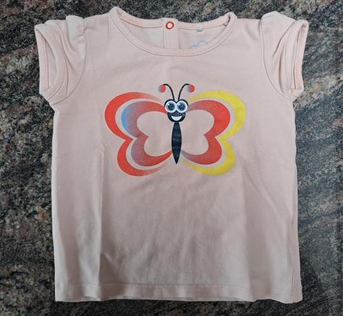 t 86 T-shirt rose clair papillon coloré scintillant, Enfants & Bébés, Vêtements de bébé | Taille 86, Comme neuf, Fille, Chemisette ou Manches longues