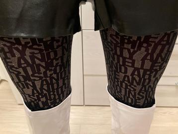 Metallic glanzende panty's met lettermotief Calzedonia beschikbaar voor biedingen