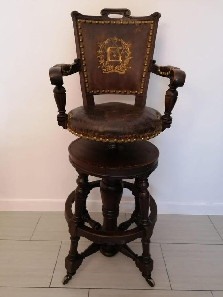 Verstelbare kunstenaarsstoel van Willem Geets (1838–1919), Antiek en Kunst, Kunst | Schilderijen | Klassiek, Ophalen of Verzenden