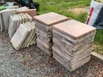 Terras tegels 40 x 40 x 4 cm, Doe-het-zelf en Bouw, Tegels, Ophalen, Gebruikt, Keramiek