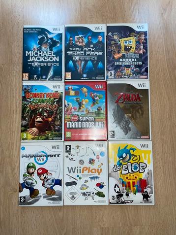 Lot van 9x Wii Games beschikbaar voor biedingen
