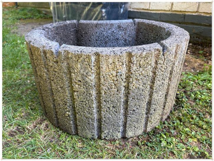 COECK – BAC A FLEURS BETON "LUNE" NEUF - 50*42*25cm, Jardin & Terrasse, Bacs à fleurs & Jardinières, Neuf, Béton, Balcon, Jardin