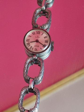 Zwitserse zilveren horloge jaren 1950 beschikbaar voor biedingen