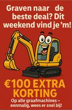 Minigraafmachine Minigraver Joker Zwenkarm Kingway GOEDKOOP, Ophalen, Graafmachine