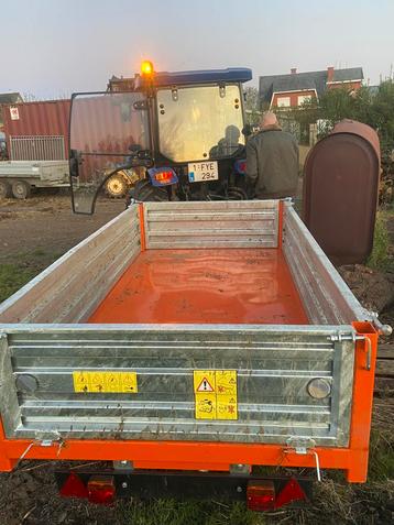 Hydraulische kipremork te koop beschikbaar voor biedingen