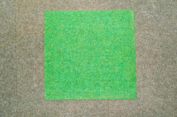 DALLES de MOQUETTE 50x50 cm, 25 à 50 m², Utilisé, Dalles de Moquette, Vert