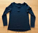 Blouse légère noir avec tirette au dos - S - 7€, Enlèvement ou Envoi, Taille 36 (S), Camaieu, Porté