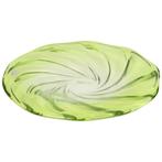 XXL Fruitschaal Val Saint Lambert Kristal Limoen Groen 40cm, Antiek en Kunst, Antiek | Glaswerk en Kristal, Ophalen of Verzenden