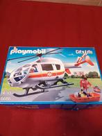 Ambulance helikopter, Kinderen en Baby's, Speelgoed | Playmobil, Ophalen, Zo goed als nieuw, Complete set