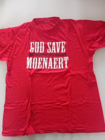 Tee-shirt Zebra Punk Rock New Wave Bruges rouge, Enlèvement ou Envoi, Taille 56/58 (XL), Rouge