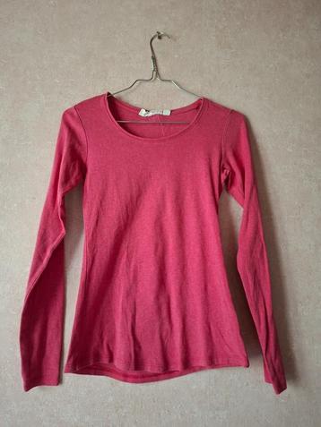 Roze Longsleeve met Ronde Hals van H&M Logg - Maat XS/S beschikbaar voor biedingen