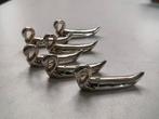6 verzilverde bestekleggers, Ophalen of Verzenden