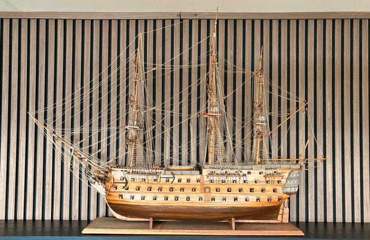 Exclusief handgemaakt schaalmodel van de HMS Victory., Hobby en Vrije tijd, Modelbouw | Boten en Schepen, Zo goed als nieuw, 1:50 tot 1:200
