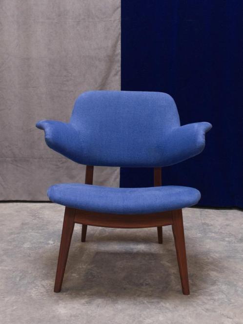 Louis Van Teeffelen Penguin Chair geherstoffeerd, Maison & Meubles, Canapés | Salons, Comme neuf, Une personne, Moins de 150 cm