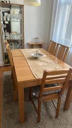 table, extensible IKEA avec 4 chaises, Ophalen, Gebruikt