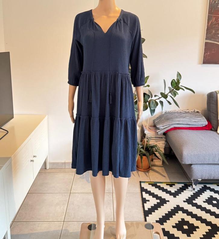 Blauwe boho jurk Esprit (maat S/M) nieuw, Kleding | Dames, Jurken, Nieuw, Maat 38/40 (M), Blauw, Knielengte, Ophalen of Verzenden