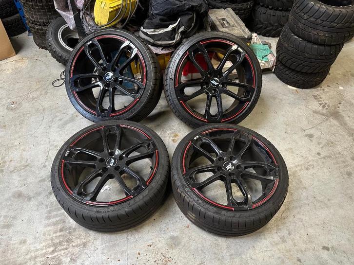 Originele Audi rs3 ABT velgen 19”, Auto-onderdelen, Banden en Velgen, Velg(en), Zomerbanden, 19 inch, 235 mm, Personenwagen, Gebruikt