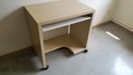 Computer tafel met uitschuifbaar blad op wieltjes, Huis en Inrichting, Ophalen, Gebruikt, 40 tot 80 cm, 70 tot 120 cm