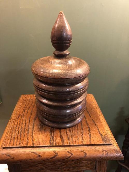 Vintage Nederlandse Houten Tabakspot., Antiek en Kunst, Antiek | Woonaccessoires, Ophalen of Verzenden