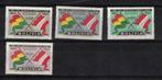 postzegels bolivie nrs 442/45 x, Zuid-Amerika, Verzenden, Postfris