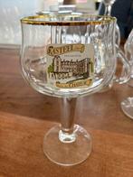 2 kasteelbier glazen, Verzamelen, Ophalen, Gebruikt, Bierglas