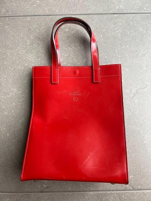 Rode Handtas "Cabas 0" van Just Campagne!, Handtassen en Accessoires, Tassen | Damestassen, Zo goed als nieuw, Handtas, Rood, Ophalen of Verzenden