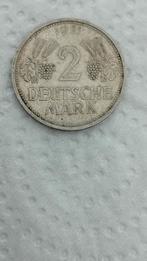 Monnaie allemande 2 mark au raisins 1951 F, Timbres & Monnaies, Enlèvement ou Envoi