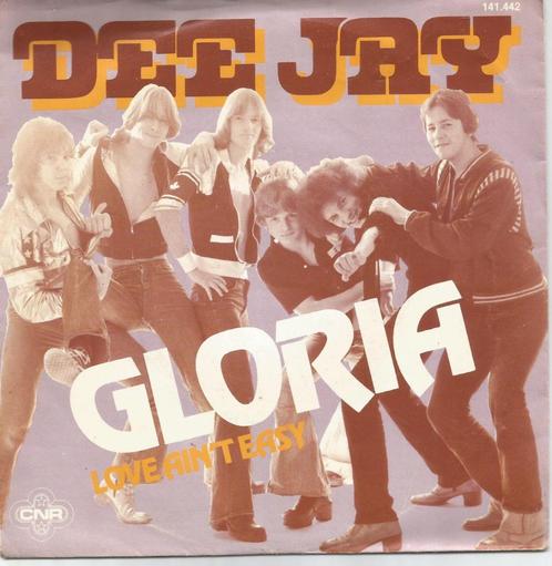 Deejay - Gloria - Love ain't easy - vinyl single, CD & DVD, Vinyles Singles, Comme neuf, Single, Rock et Metal, 7 pouces, Enlèvement ou Envoi