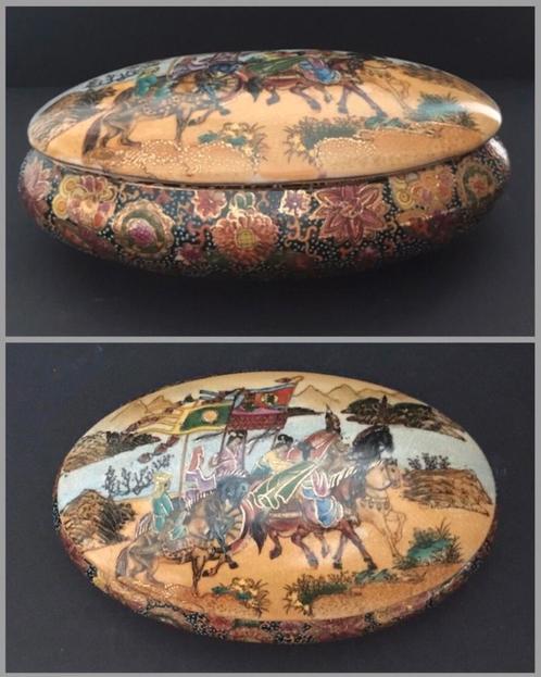 Boîte à bijoux en Porcelaine Satsuma - Japon, 20ème siècle, Antiek en Kunst, Kunst | Niet-Westerse kunst
