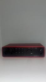 Focusrite Scarlette 2i2 4th gen studio interface, Ophalen of Verzenden, Zo goed als nieuw