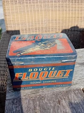 Zeldzaam blik bougies FLOQUET, Verzamelen, Ophalen of Verzenden, Gebruikt, Verpakking