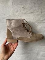 Bottines beiges à paillettes | taille 38, Enlèvement ou Envoi, Beige, Comme neuf, Onbekend