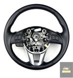 MAZDA 3 III stuur zwart leder rood draad multifunctionele sc, Gebruikt, Mazda