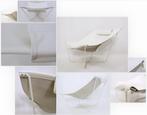 Semana vintage fauteuil ontworpen door David WEEKS voor HABI, 75 tot 100 cm, Scandinave, Metaal, 75 tot 100 cm
