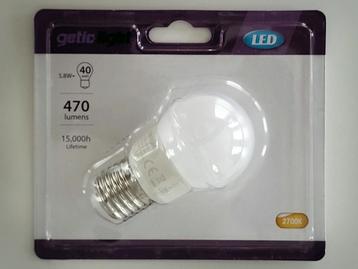 (54x) NIEUWE LED lampen 5.8W E27 Warm Wit (2700K) beschikbaar voor biedingen