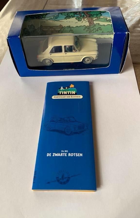 Kuifje auto De MG uit het album de zwarte rotsen, Verzamelen, Stripfiguren, Zo goed als nieuw, Beeldje of Figuurtje, Kuifje, Ophalen of Verzenden