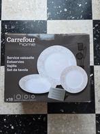 Compleet 18-delig servies in porselein. Nieuw!, Ophalen, Nieuw, Porselein, Bord(en)
