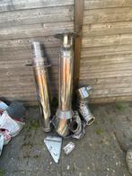 Dubbelwandige inox afvoerbuis, Doe-het-zelf en Bouw, Ophalen, Zo goed als nieuw, Inox
