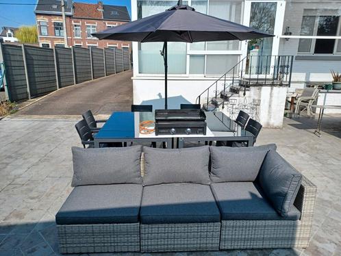 Ensemble de jardin, Tuin en Terras, Tuinsets en Loungesets, Zo goed als nieuw, Aluminium, Ophalen of Verzenden
